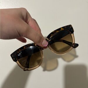 Ray-Ban Tortoise Shell Sunglasses to big